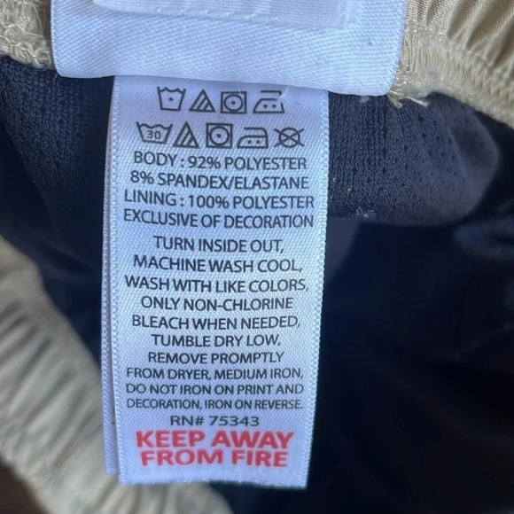 Tommy Bahama Boys Khaki joggers Drawstring waist Size 7/8 Preppy Neutral - Picture 8 of 12